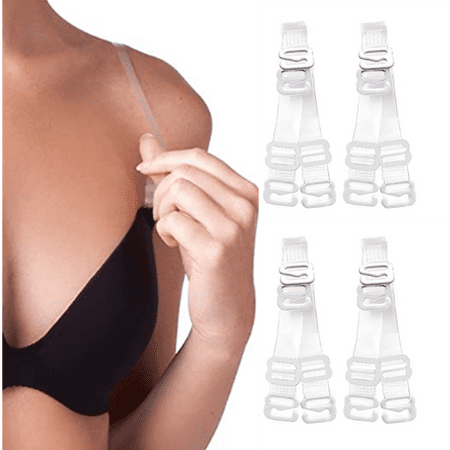 

Invisible Clear Non-Slip Bra Transparent Shoulder Strap 4 Pairs