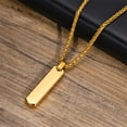 thumbnail image 3 of LiFashion HWLF WWJD Pendant Necklace for Men ,Stainless Steel What Would Jesus Do,He Would Love First 3D Bar Necklace Motivational Faith Religious Baptism Gift Reminder Jewelry for Him, 3 of 4