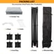 thumbnail image 3 of Carpa Plegable para Exteriores 3x3 metros - Montaje Fácil por Una Perfil - Impermeable y Resistente al Viento - Protección Solar UPF 50+ - Altura Ajustable - Incluye Bolsa con Ruedas y Pesos, 3 of 6