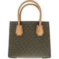 thumbnail image 3 of Michael Kors Women's Medium Mercer Studded Leather Shoulder Bag Top-Handle - Brown, 3 of 4