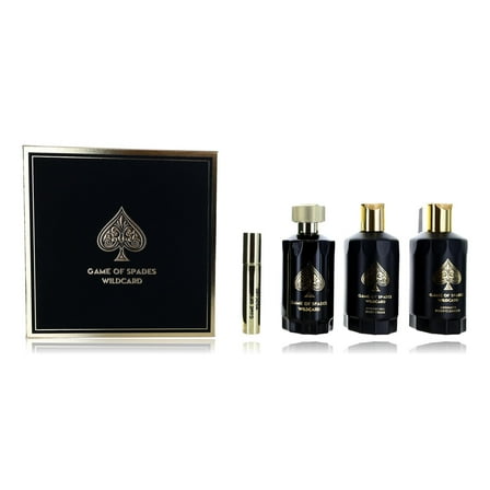 Game of Spades Wildcard by Jo Milano, 4 Piece Gift Set for Unisex