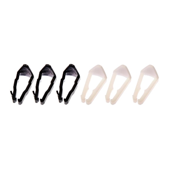 KarParts360 Fuel Line Retaining Clips Assortment | Plastic Material | 0.313 Inches, 0.375 Inches Outside Diameter | 6 pieces | Replacement For N802239S, N802241S
