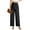 Black, variant on Airmenty Womens Casual Wide Leg Pants High Waisted Business Casual Trousers Work Pants with Removable Belt