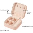 thumbnail image 3 of Joyero portátil de cuero PU Sincero Rosa, 3 of 5