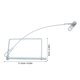 thumbnail image 2 of OHOIOLLA 4Ud Pasador De Enganche Para Remolque Con Cierre Resistente Y Cable De Seguridad Multipropósito Plata, 2 of 8