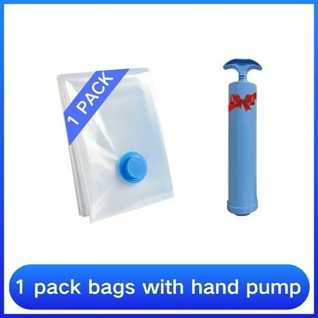 

Vacuum Storage Bags Wardrobe Organizer Vacuum Seal Bag Space Saving Bags for Clothes Pillow Bedding Blanket Packaging Storager 1 pack with pump 80x100cm