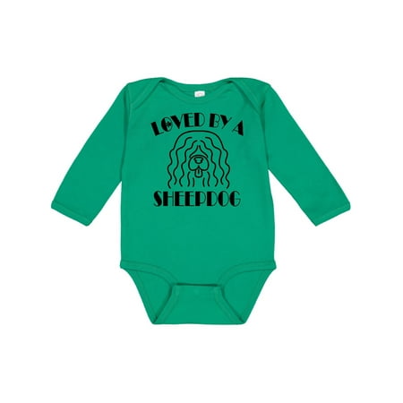 

Inktastic Sheepdog Pet Gift Gift Baby Boy or Baby Girl Long Sleeve Bodysuit