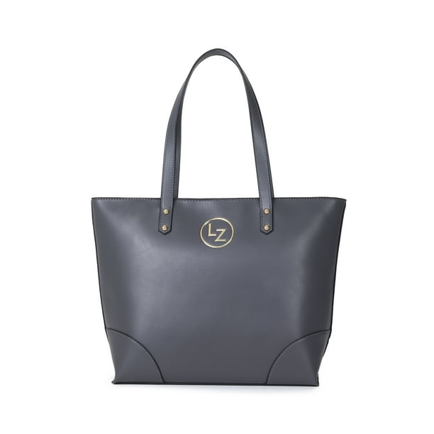 Bolsa Tote Atemporal color Gris Lucentzza 5BLZV22596