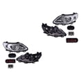 thumbnail image 1 of Par de Faros DEPO Gol 2009 A 2013 Volkswagen Fondo cromado Manual, 1 of 4