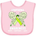 thumbnail image 3 of Inktastic Lymphoma Awareness Hope Support and Love Boys or Girls Baby Bib, 3 of 4