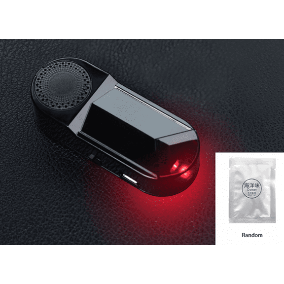 LED Car Fake Security Light Solar Powered Alarm Wireless Warning Anti-Theft Lamp