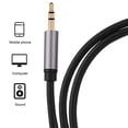 thumbnail image 3 of BESTYASH 2Pcs 3.5mm Audio Cable Black Auxiliary Cord for Guitar Compatible with Car Tablet and Pc, 3 of 7