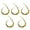 C2 L, variant on 5Pcs/bag Soft Spare Swing Tail Colored Silicone Silk Skirt Soft Tairaba SpareTie Replacement Jig Lures Accessory (C5 L)