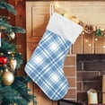 thumbnail image 5 of Coolnut 1 Pack Christmas Stockings 17.7 Inches Buffalo Check Plaid Large Size Xmas Cable Stocking Gifts & Decorations for Family Holiday Xmas Party, 5 of 6