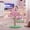 Pink & Green, variant on Happy & Polly Monster World 31.7" Cat Tree Tower, Plush Cat Condo with Scratching Post