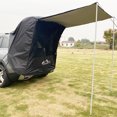 thumbnail image 4 of Portátil Camping Car SUV Tronco Refugio Sombrilla trasera Negro SM SunniMix Carpa del maletero del coche, 4 of 7