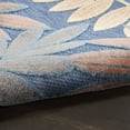 thumbnail image 3 of Nourison Aloha 2'8" x 4' Blue Rose Modern Rug, 3 of 9