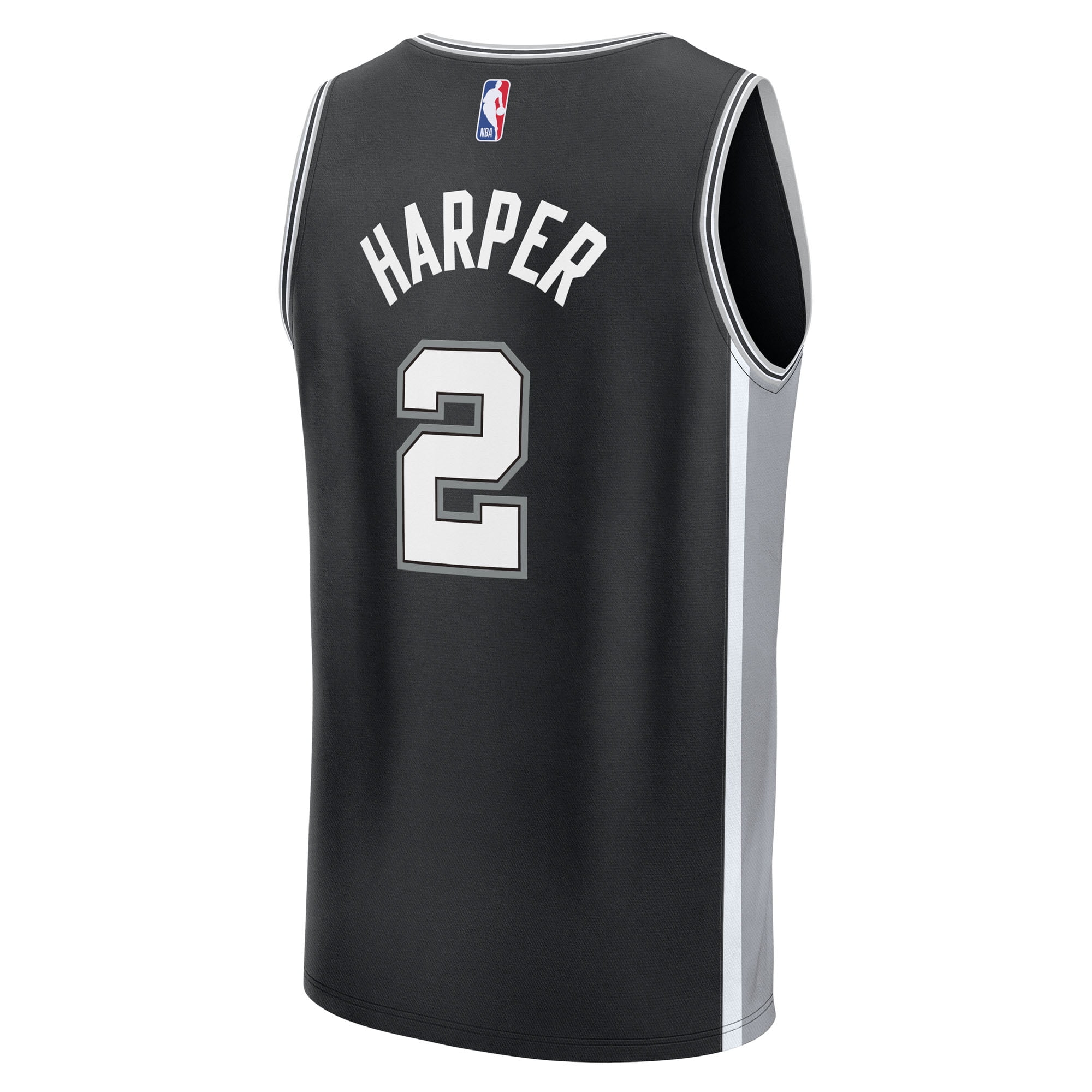 Men's Fanatics Dylan Harper Black San Antonio Spurs 2025 NBA Draft