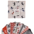 thumbnail image 2 of Soimoi Warli Print Precut 10-inch Cotton Fabric Quilting Squares Charm Pack DIY Patchwork Sewing Craft-Dark Yellow, 2 of 5