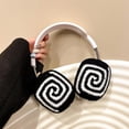 thumbnail image 2 of Cute Soft Handmade Knitted Fur Fluffy Plush Case for AirPods Max Headphones,Cartoon Earphones Cover Multicolour for Girls Women (White), 2 of 18