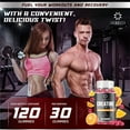thumbnail image 5 of Creatine Monohydrate Gummies – Tropical Fruit Punch Flavor | 5g Creatine Per Serving | Vegetarian, Kosher, Halal, Gluten-Free, Gelatin-Free, Natural Flavors & Colors., 5 of 5