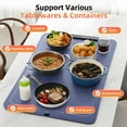 thumbnail image 2 of Auseo Electric Warming Tray, Portable Silicone Food Warming Mat, Warming Mat for Food for Buffets Party and Home Daily Use, 3 Level Temperature, 4 Hours Auto-Off, Easy to Clean, Blue, 2 of 8