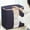 Navy, variant on Large Storage Bags, Clothes Storage Bins Foldable Closet Organizers Storage Containers with Reinforced Handle for Clothing, Blanket, Comforters, Bed Sheets, Pillows and Toys 20x11x19in