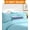 Aqua, variant on Holiday Gift WRINKLE FREE 3-Piece Duvet Cover Set, King/Cali King, Sage-Green