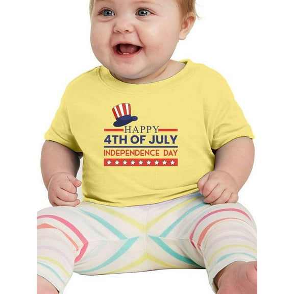 Happy Independence Day Usa T-Shirt Infant -Image by Shutterstock, 12 Months