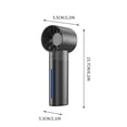 thumbnail image 4 of Handheld Misting Fan Portable Spray Cooling Fan USB Rechargeable, High Speed Mist Function Strong Airflow Long Battery Life Compact Design, Personal Cooling Fan for Travel Beach Outdoor Use, 4 of 5