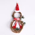 thumbnail image 2 of Christmas Front Door Wreath  Wreath Decor with Battery Operated LED Lights, 2 of 8