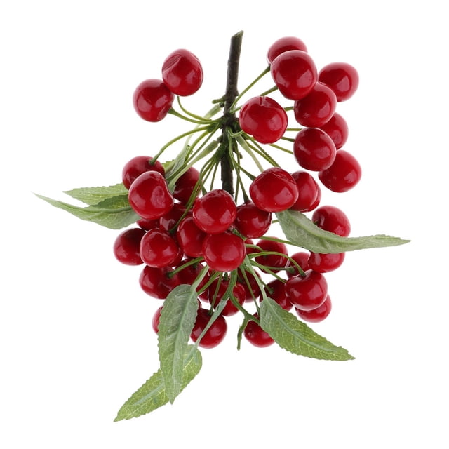 Modelo de comida de fruta Cherry Rojo Artificial Zulema
