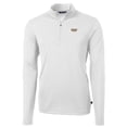 thumbnail image 2 of Men's Cutter & Buck White VCU Rams Big & Tall Virtue Eco Pique Recycled Quarter-Zip Pullover Top, 2 of 3