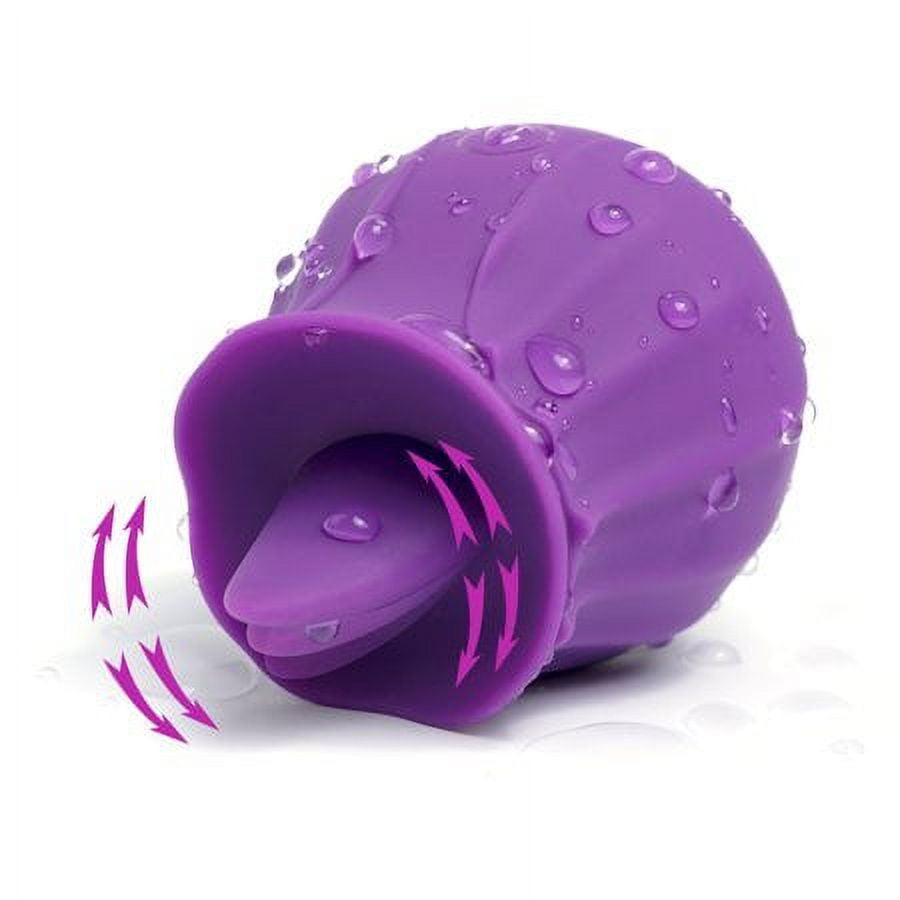 CKK Rose Toy Vibrator and Adult Sex Toys for Women Pleasure 10 Vibrating ( Purple) 