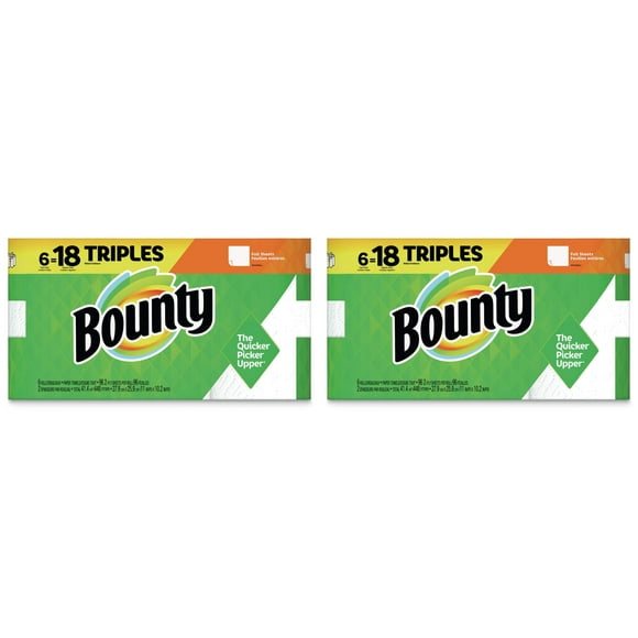 Bounty Triple Roll Paper Towel, 2-ply, 6-pk - 2 packs