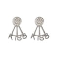 thumbnail image 1 of Fiudx Pendientes de Diamantes, Exquisita Joyería de Moda, Elegantes Pendientes de Aleación, Diseño Único, Regalo para Seres Queridos, Accesorios para Dama, Estilo Hermoso y Atractivo., 1 of 2