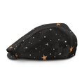 thumbnail image 2 of FUIALDOLG Star & Dot Galaxy Print Polyester Newsboy Flat Cap with All-Match, Retro Vintage Forward Newsboy Hat for Daily Walking Hunting Camping, 2 of 4