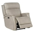 thumbnail image 4 of Bowery Hill Zero Gravity Power Recliner with Power Headrest in Gray Leather, 4 of 5