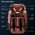 thumbnail image 3 of 4D Massage Chair Full Body, Zero Gravity Massage Chair with Heat and Foot Massage with Airbags, 3 of 14