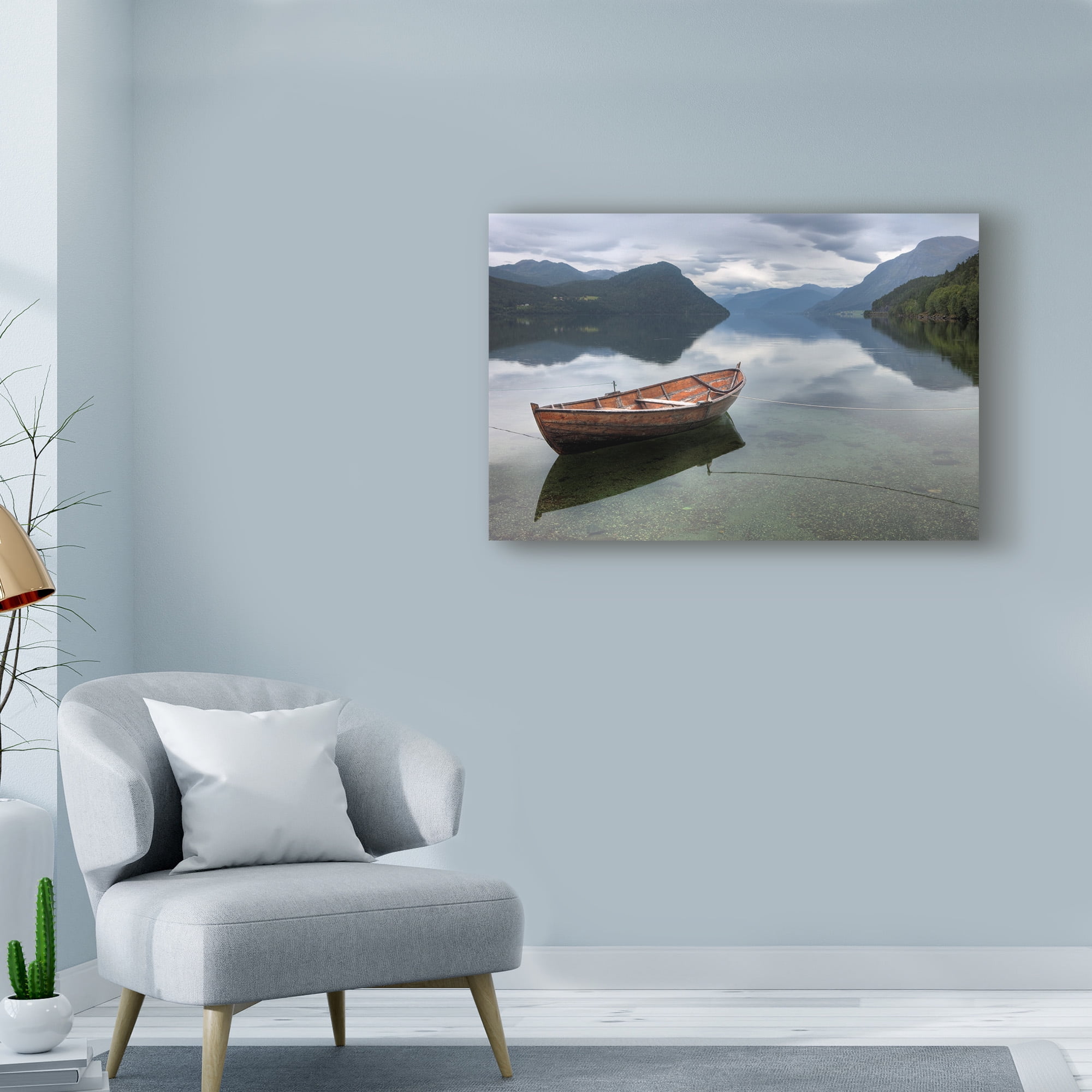 Trademark Fine Art 'Mountain Rustic Norway 5' Canvas Art by Maciej Duczynski