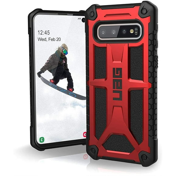 Urban Armor Gear Samsung Galaxy S10 [6,1-Inch screen] Monarch [Crimson] Militaire Drop Testé Cas de Téléphone