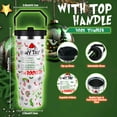 thumbnail image 2 of 30 oz Christmas Stainless Steel Tumbler with Flip Straw & Handle, Funny Christmas Cup Insulated Coffee Travel Mugs Water Bottle Christmas Gifts for Adult Women Men, 2 of 6