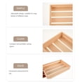 thumbnail image 4 of Jabonera de proceso en frío, estante de almacenamiento para el hogar, soporte para plantas para balcones, antideslizante, grande, de madera, 4 of 6