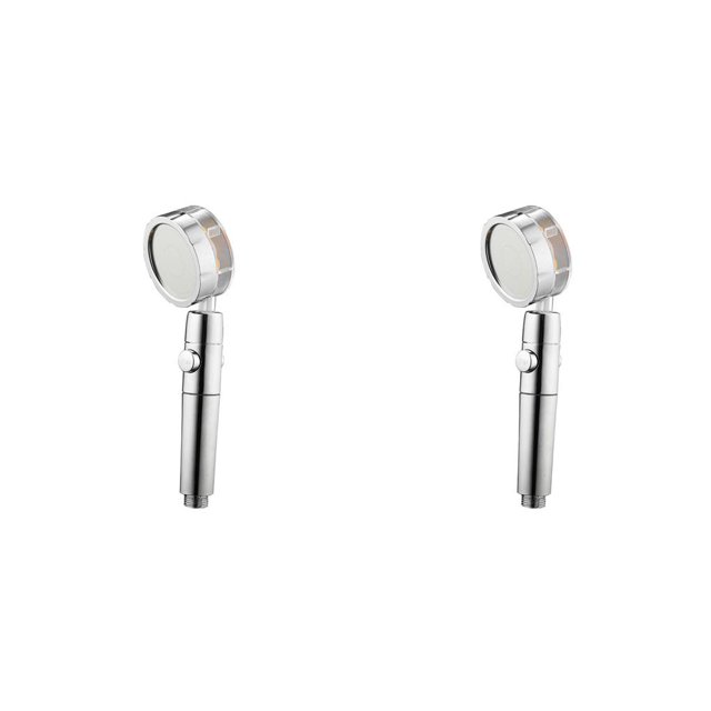 Cateissary Cabezal de ducha de agua con un botón, cabezal de ducha con aumento de presión, cabezal de ducha de mano desmontable para el baño del hogar, Type2 NO2 Cateissary CBP158034