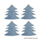 thumbnail image 4 of Bearachild 4 unidades/juego de vajilla de árbol de Navidad, bolsa de almacenamiento, bolsa de dulces, decoración, organizador de dinero en efectivo, Kits de decoración para fiestas Gris Bearachild HA068283-03B, 4 of 6