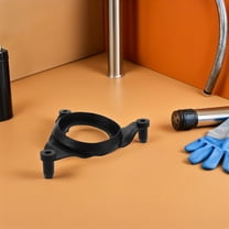 TABLZONE Toilet Repair Parts Black Rubber and Metal Comprehensive Solution for Tank to Bowl Repairs 1Set