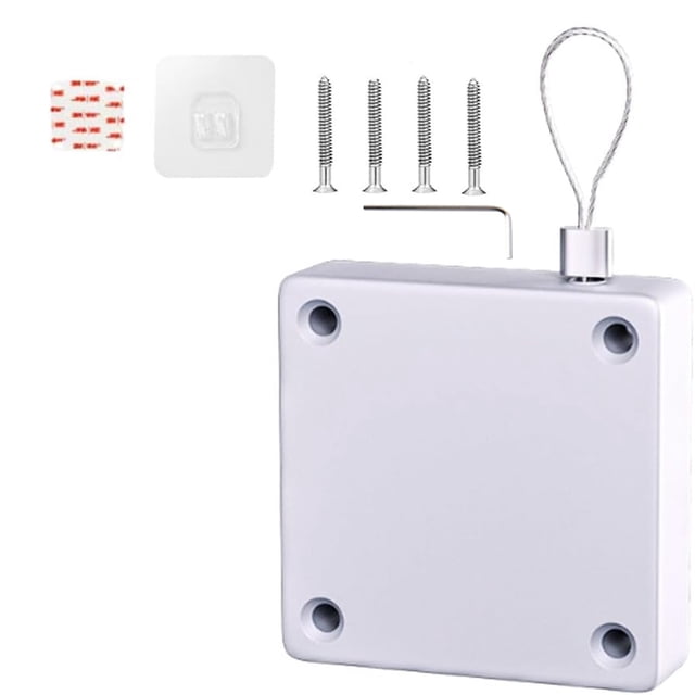 LSLJS Multifunctional Household Automatic Punch- Buffering Retractable Door Closer Home Accessories
