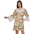 thumbnail image 1 of Moomaya Peignoir Court en Coton Imprimé Léger pour Femmes, 1 of 6