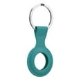 thumbnail image 1 of lionlar Housse de Protection en Silicone avec Porte-Clés Anti-Perte, Compatible avec Airtags Vert Foncé, 1 of 7