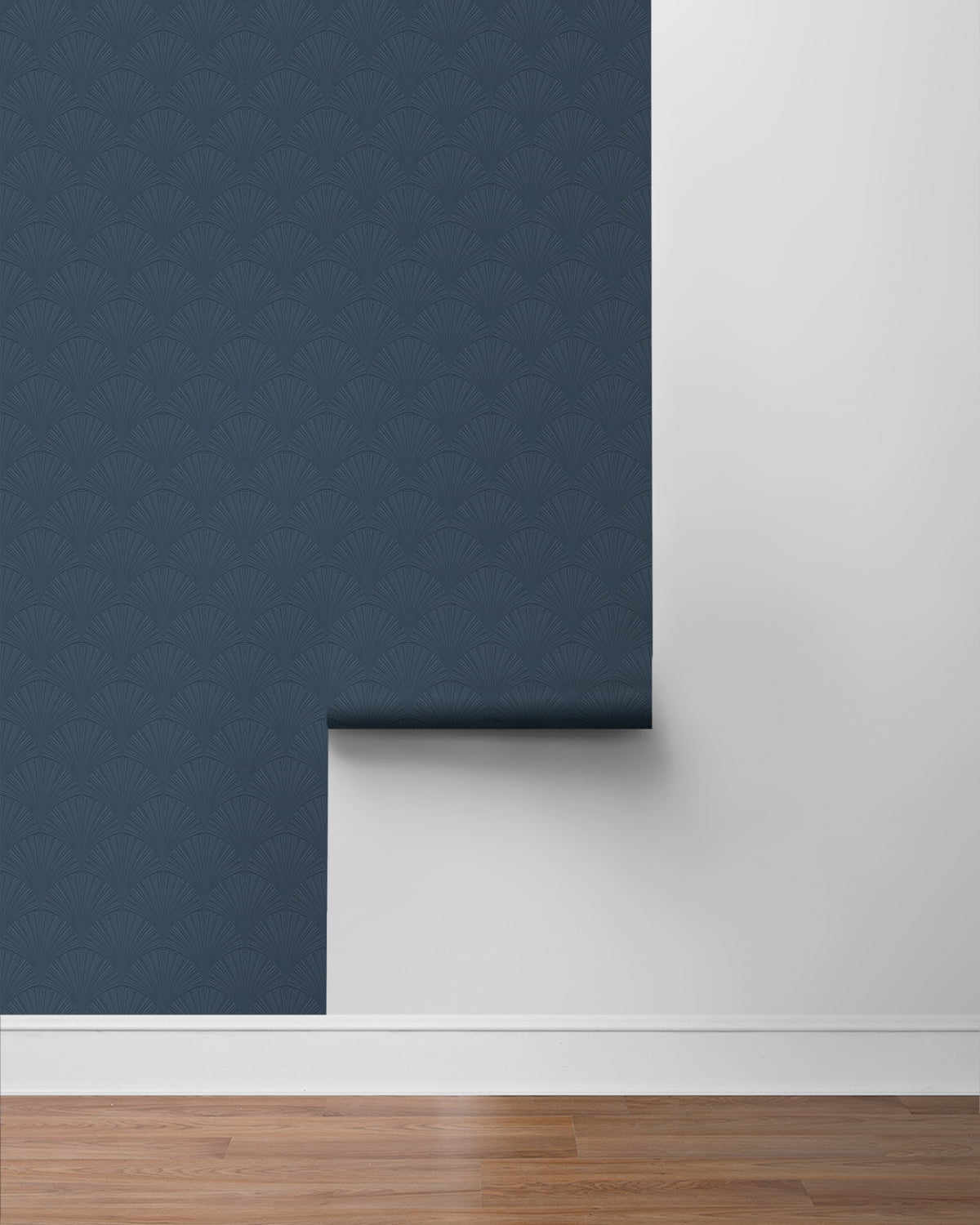 NextWall Denim Blue Arches Peel and Stick Wallpaper